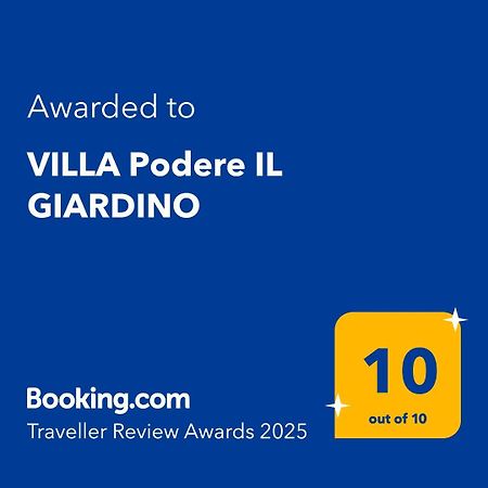 Villa Podere Il Giardino Castiglion Fiorentino Zewnętrze zdjęcie